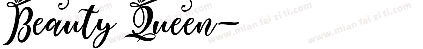Beauty Queen字体转换